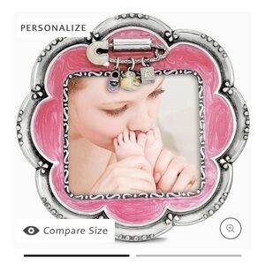 Brighton Baby Love Pink Flower Frame